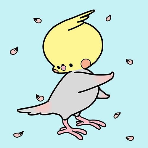 春にぴったり！桜色の鳥たち