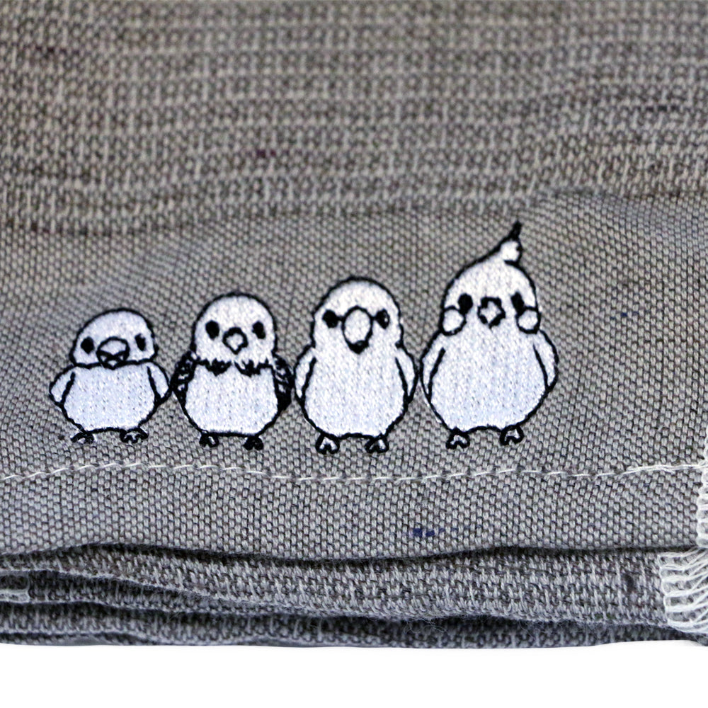 MOKU ライトタオル Mサイズ（当店オリジナル♪ことりの刺繍入り）